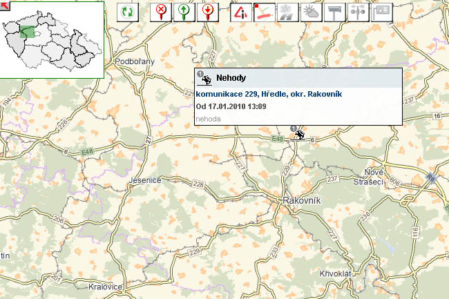 Aktuální dopravní informace na Rakovnicku