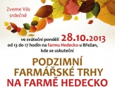 Farmářské trhy na Farmě Hedecko