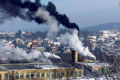 Kouř z komína prádelny firmy Triton pobuřuje rakovnické občany