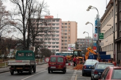 Silnice v centru Rakovníka je uzavřena - aktualizováno