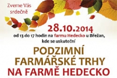 Podzimní farmářské trhy na farmě Hedecko