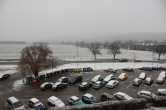 Hustě sněží také na Rakovnicku