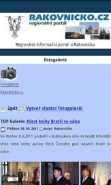 Mobilní verze Rakovnicko.cz