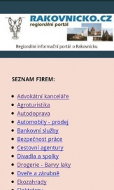 Mobilní verze Rakovnicko.cz