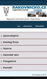 Mobilní verze Rakovnicko.cz
